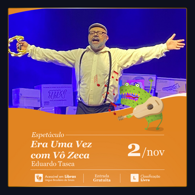 Novembro no Domingo com Teatro: imaginação, fábulas e magia para toda a família!